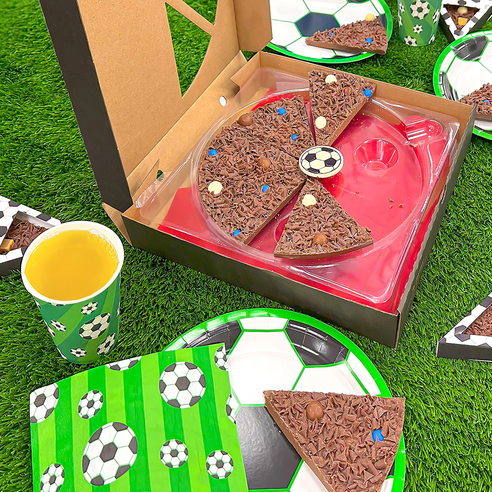 Football Pizza Slice - Chocolate Gourmet Pizza